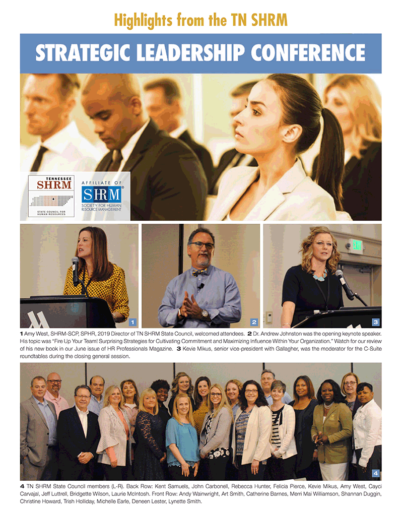Highlights from TN SHRM Strategic Leadership Conference