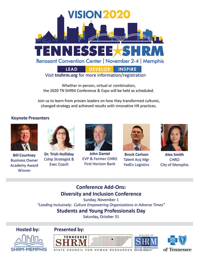 Tennessee SHRM Annual Conference in Memphis November 24