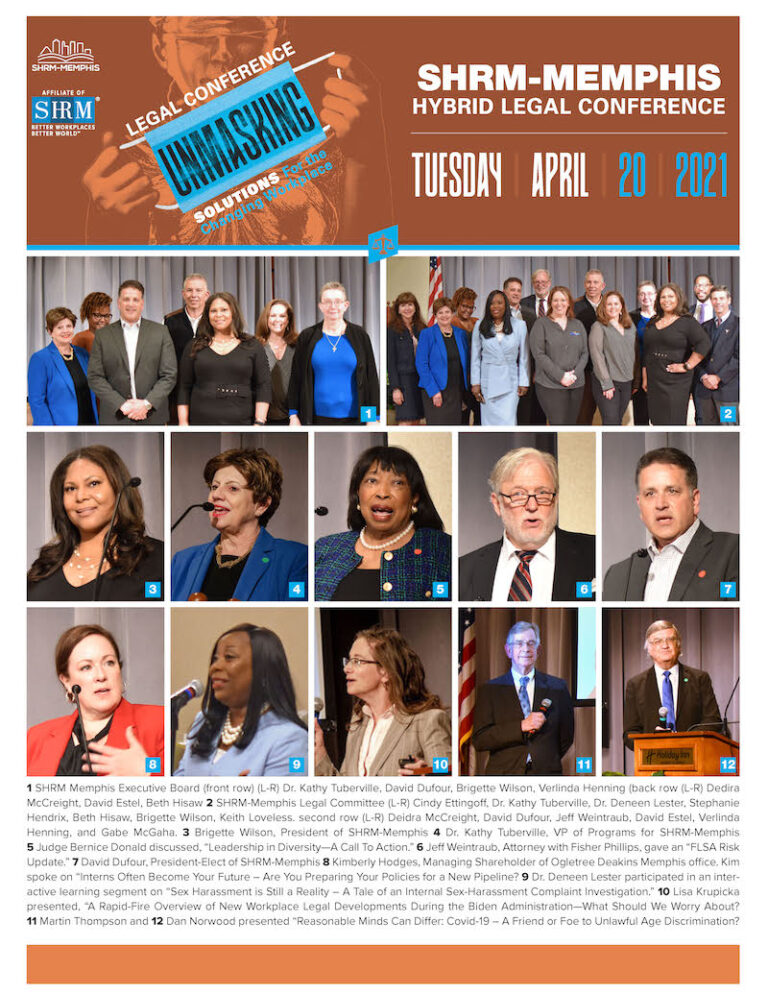 Highlights from the SHRMMemphis Legal Conference April 20