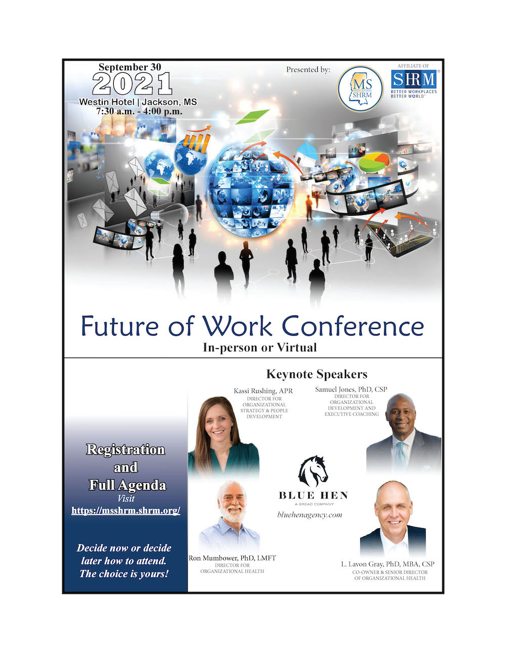 Mississippi SHRM Future of Work Conference September 30 in Jackson