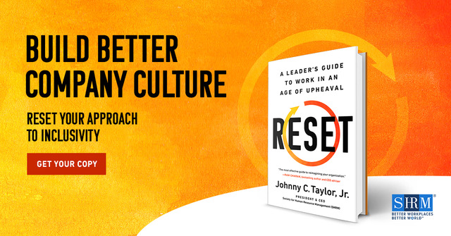 RESET, New Book by SHRM’s Johnny C. Taylor, Jr. Now Available!