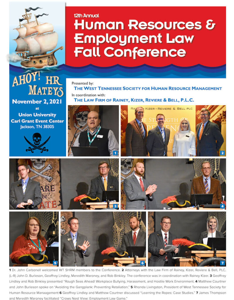 12th Annual WT SHRM Human Resources & Employment Law Fall Conference