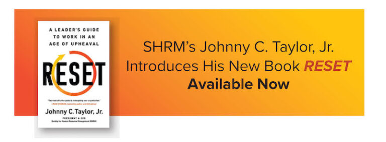 Purchase Your Copy of RESET from the SHRM Foundation