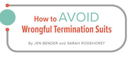 How to Avoid Wrongful Termination Suits