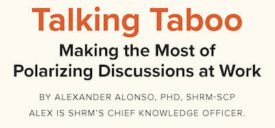 Talking Taboo by Alexander Alonso, PhD