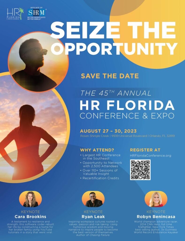Save the Date! 45th HR Florida Conference & Expo in Orlando August 27