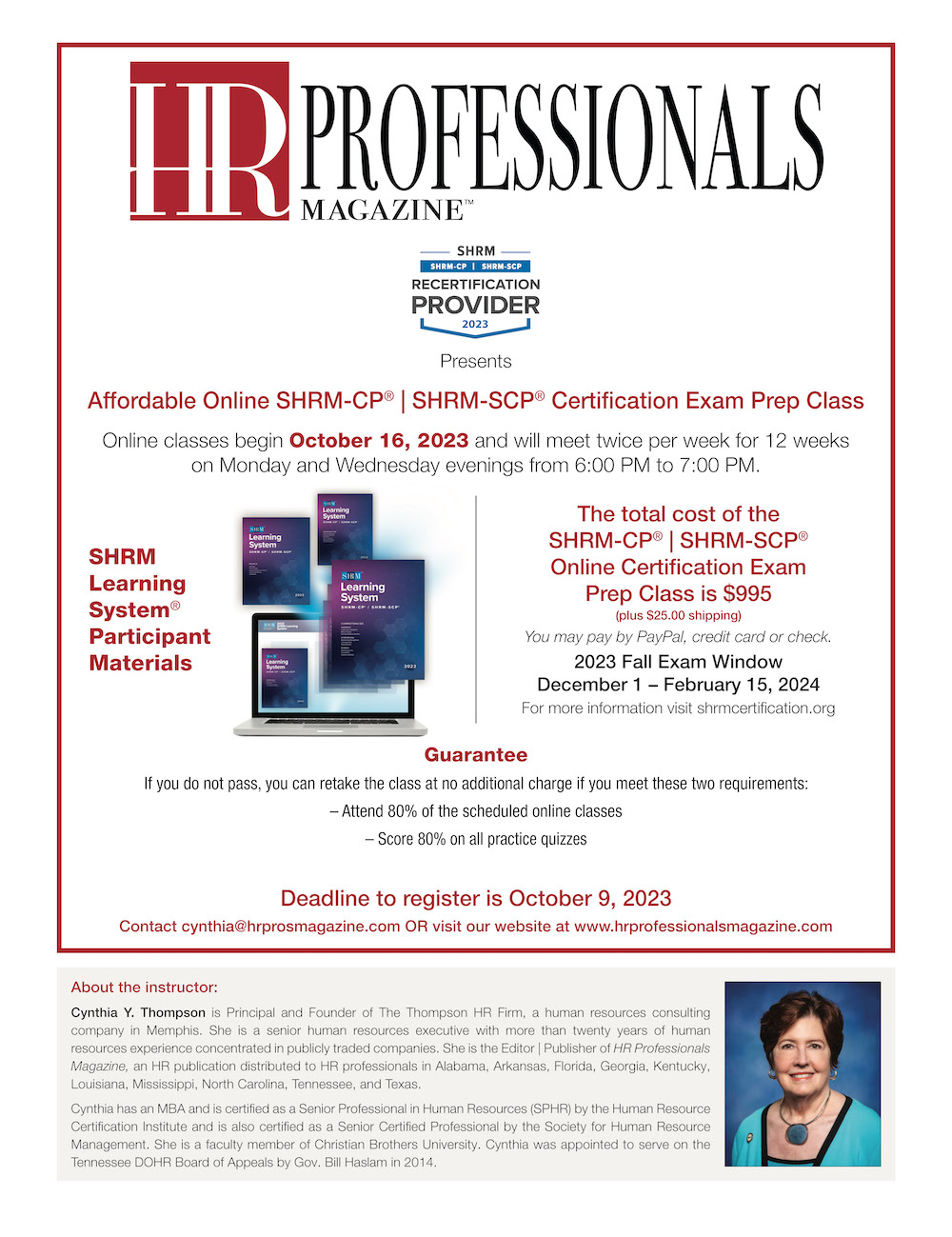 Online Shrm Cp Shrm Scp Begins October 16 Hrprofessionalsmagazine