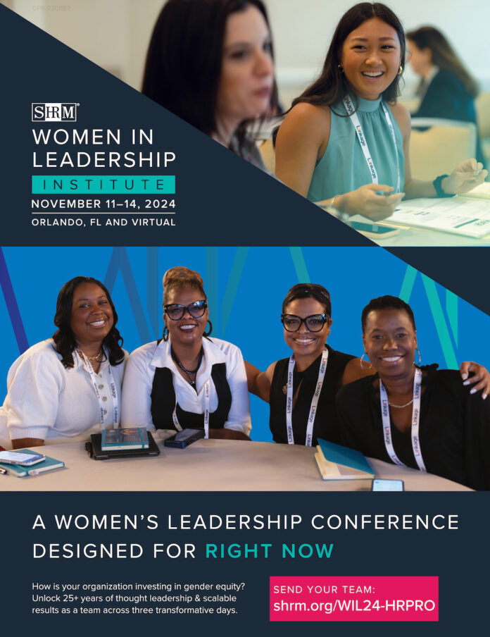 SHRM Women in Leadership Institute November 11-14 Orlando and Virtual ...